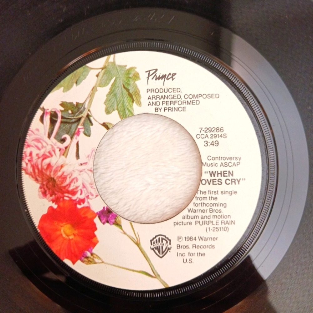 Prince " When Doves Cry" 45 Single